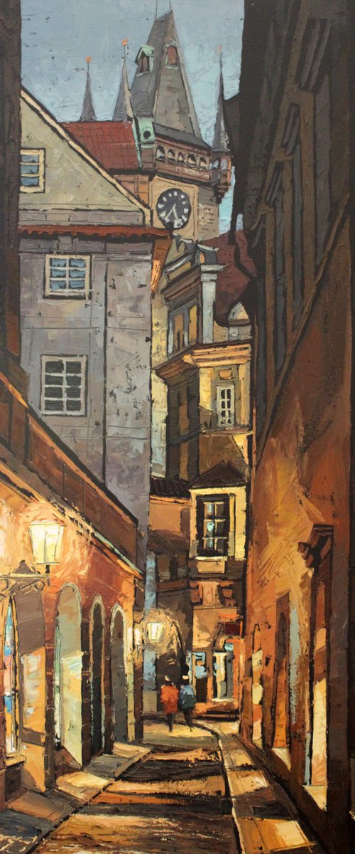 Evening lights by Volodymyr Melnychuk