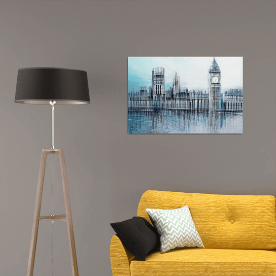 London - Houses Of Parliament In Morning Light