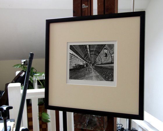 [framed] View Subterranea: Mornington Crescent