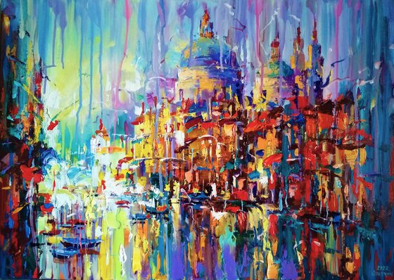 Abstract cityscape (Venice)