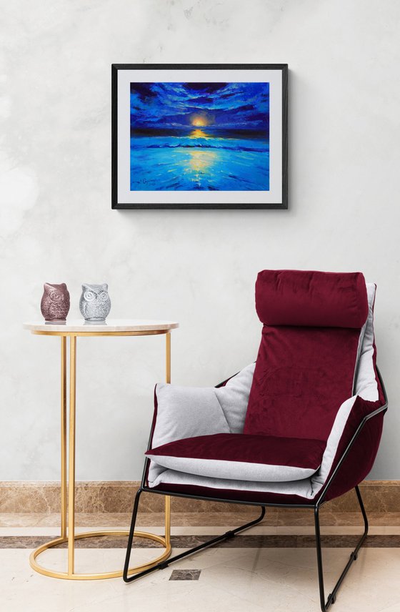 "Night on the beach"