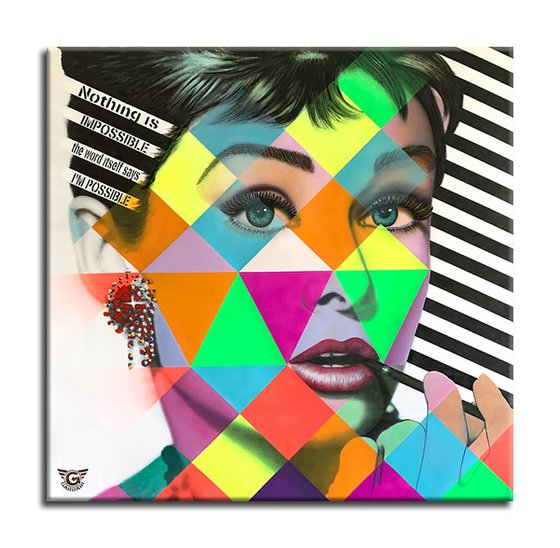 Audrey Hepburn Romance of dimensions