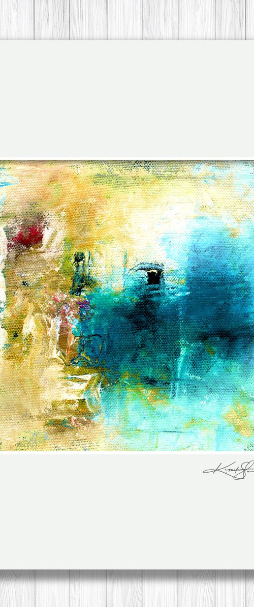 Oil Abstraction 80 - Oil Abstract Painting by Kathy Morton Stanion by Kathy Morton Stanion