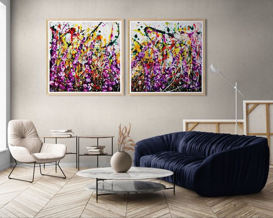 The Wild Floralia Diptych