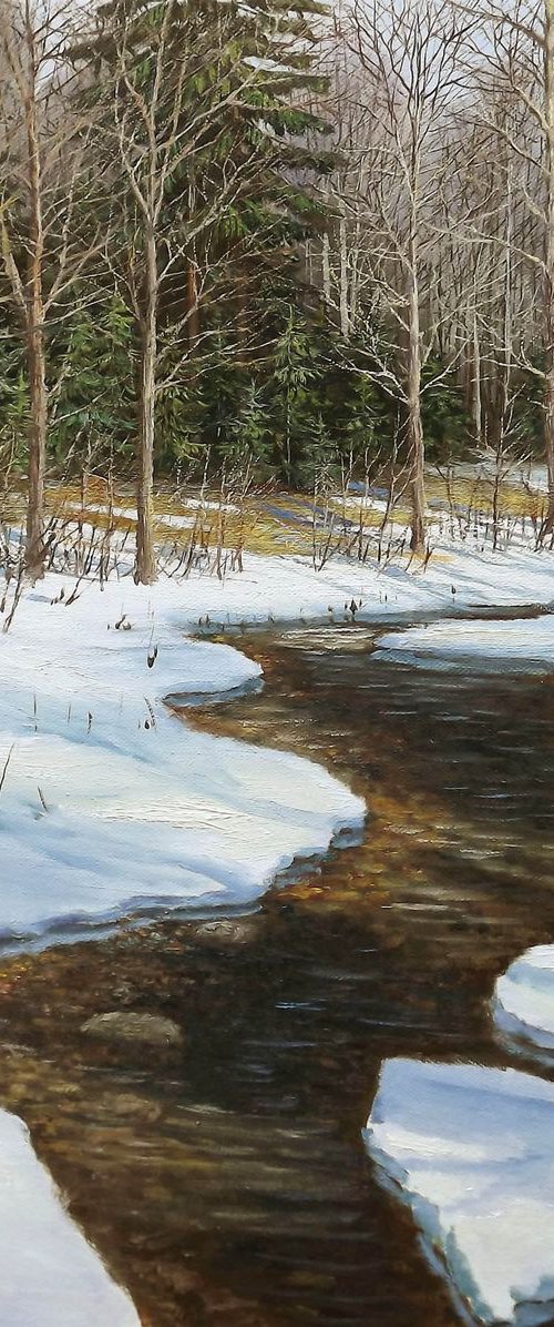 Melting Snow by Oleg Riabchuk