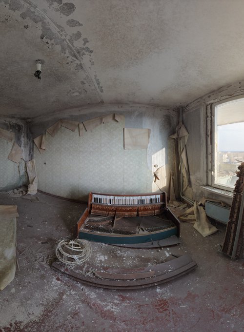 #77. Pripyat Piano Room 2 - XL size by Stanislav Vederskyi