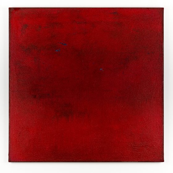 Red abstract painting RD496