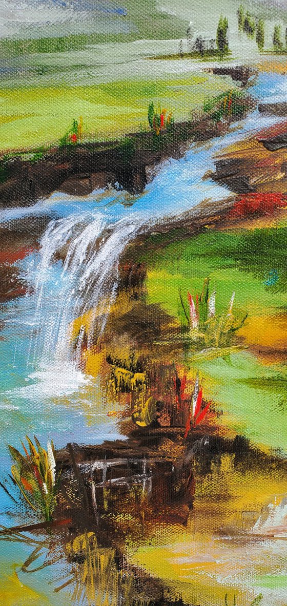 Silent waterfall