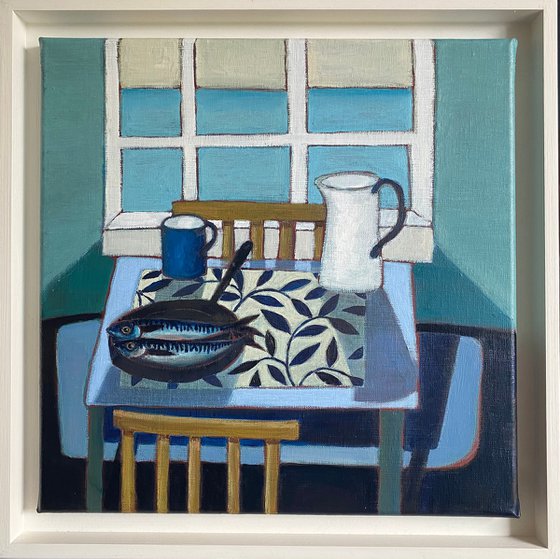 Still Life with Mackerel