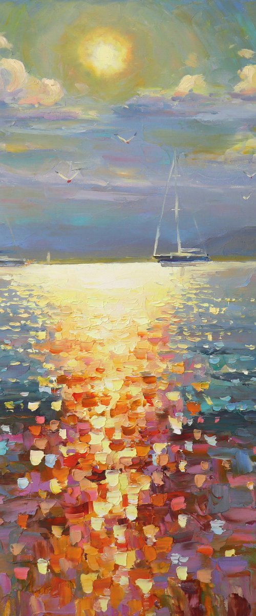 "Sea ​​morning " by Evgeny Chernyakovsky