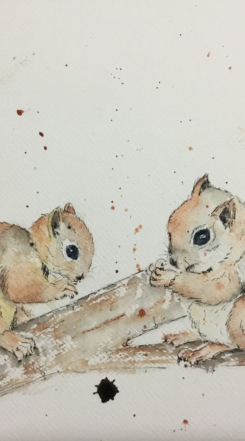 Squirrels by Sabrina’s Art