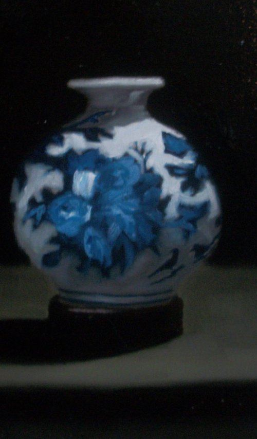 Still life with Vase by Jack Bagley