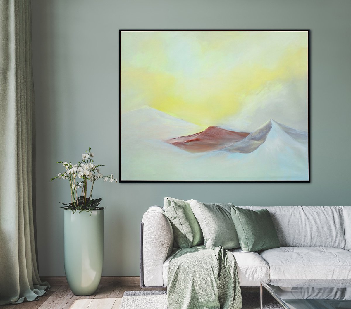 Cold Mountains By Katrin Roth, 61 X 49, Artwork For Sale On Artfinder