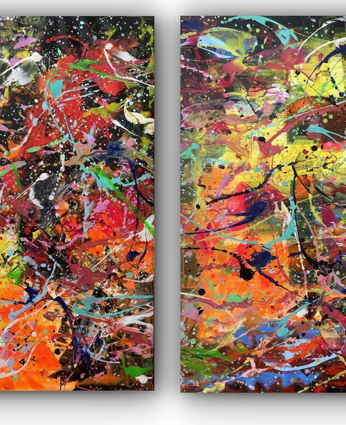 Diptych-Columinescence... by Juan Jose Garay