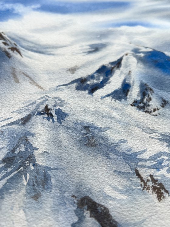 MontBlanc: view from Aiguille du Midi