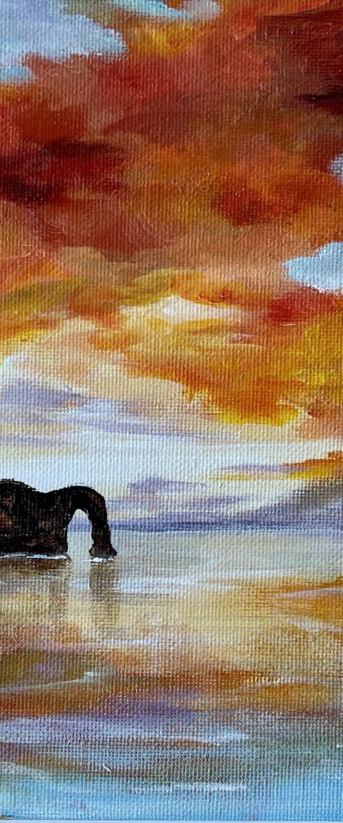Durdle Door in a Mount by Marja Brown