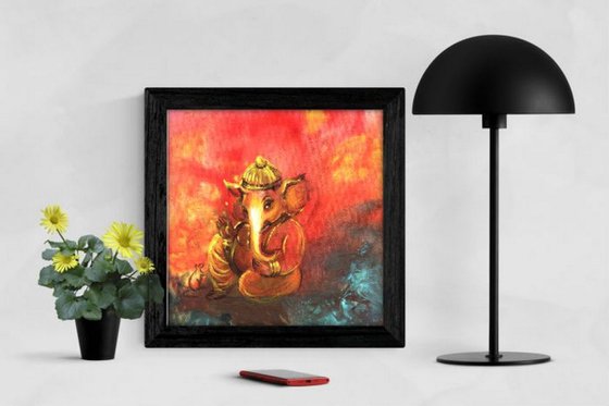 Lord Ganesha the cute one