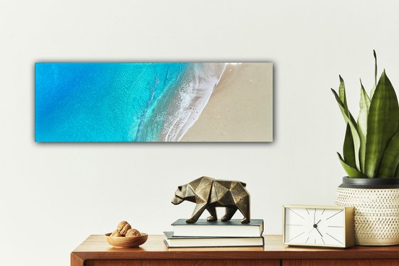 Finding balance - aerial ocean painting