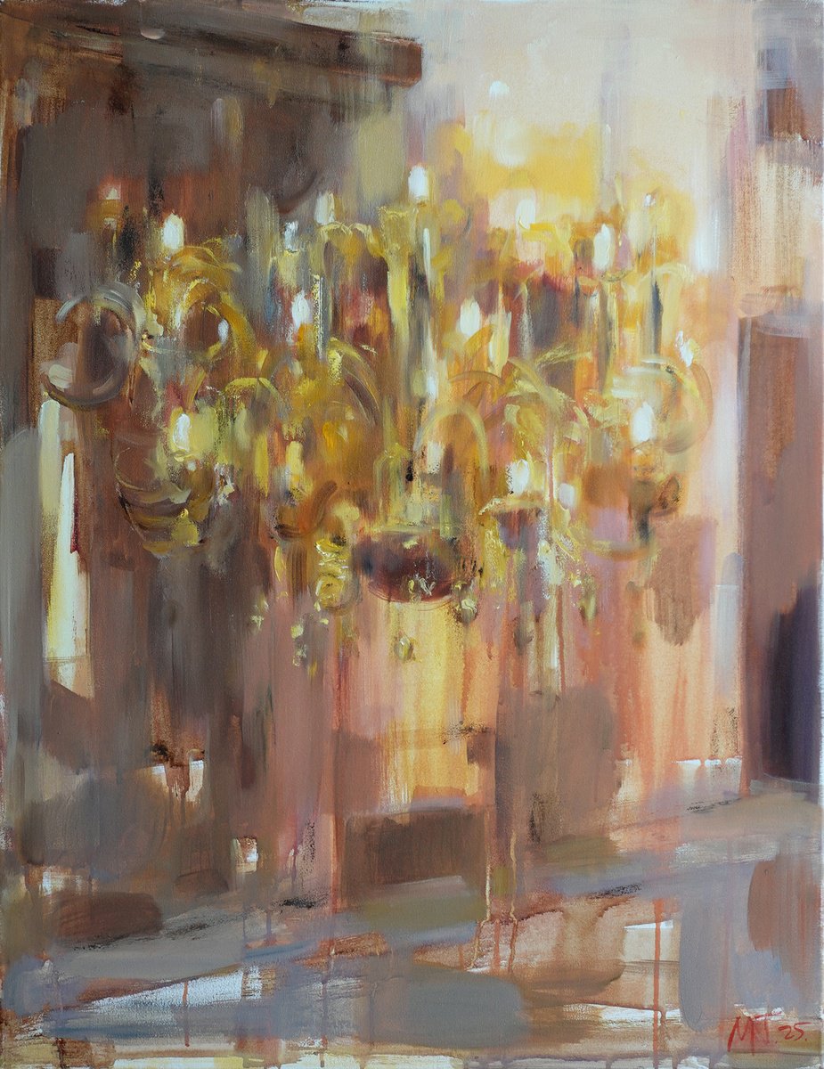 Expressive Oil Painting , Venetian Glow By Nelina Trubach-Moshnikova, 28 X 35, Artwork For Sale On Artfinder