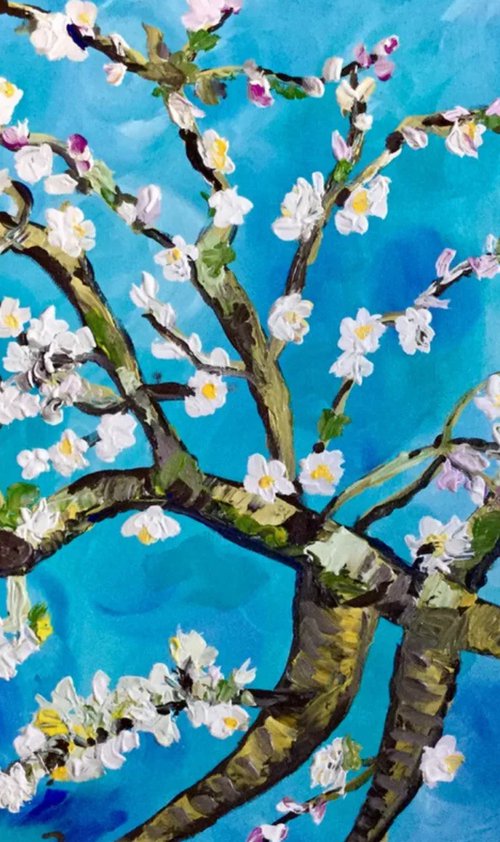 Almond blossom by Olga Koval