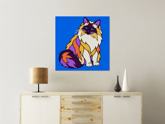 Colorful Birman Cat #38