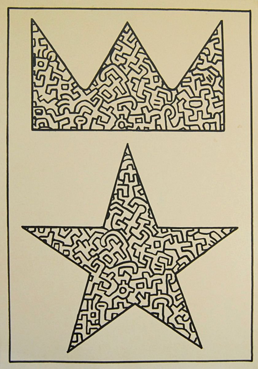 No title, inspired by Keith Haring by W Step