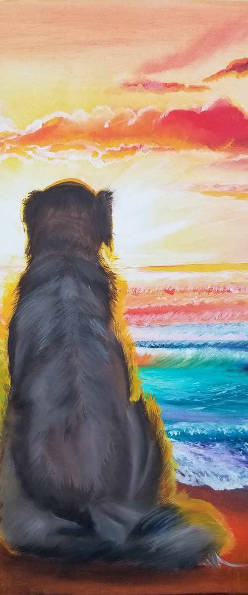 Golden Retriever. by Alexandra Tomorskaya/Caramel Art Gallery