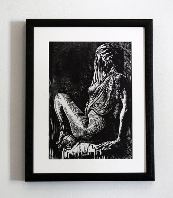 Veiled figure