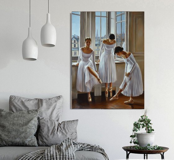 Au studio de danse