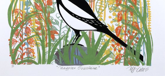 Magpies sunshine