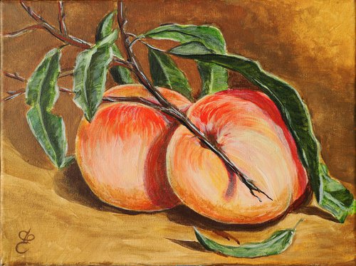 Peaches, 24*18 by Dmytro Yeromenko
