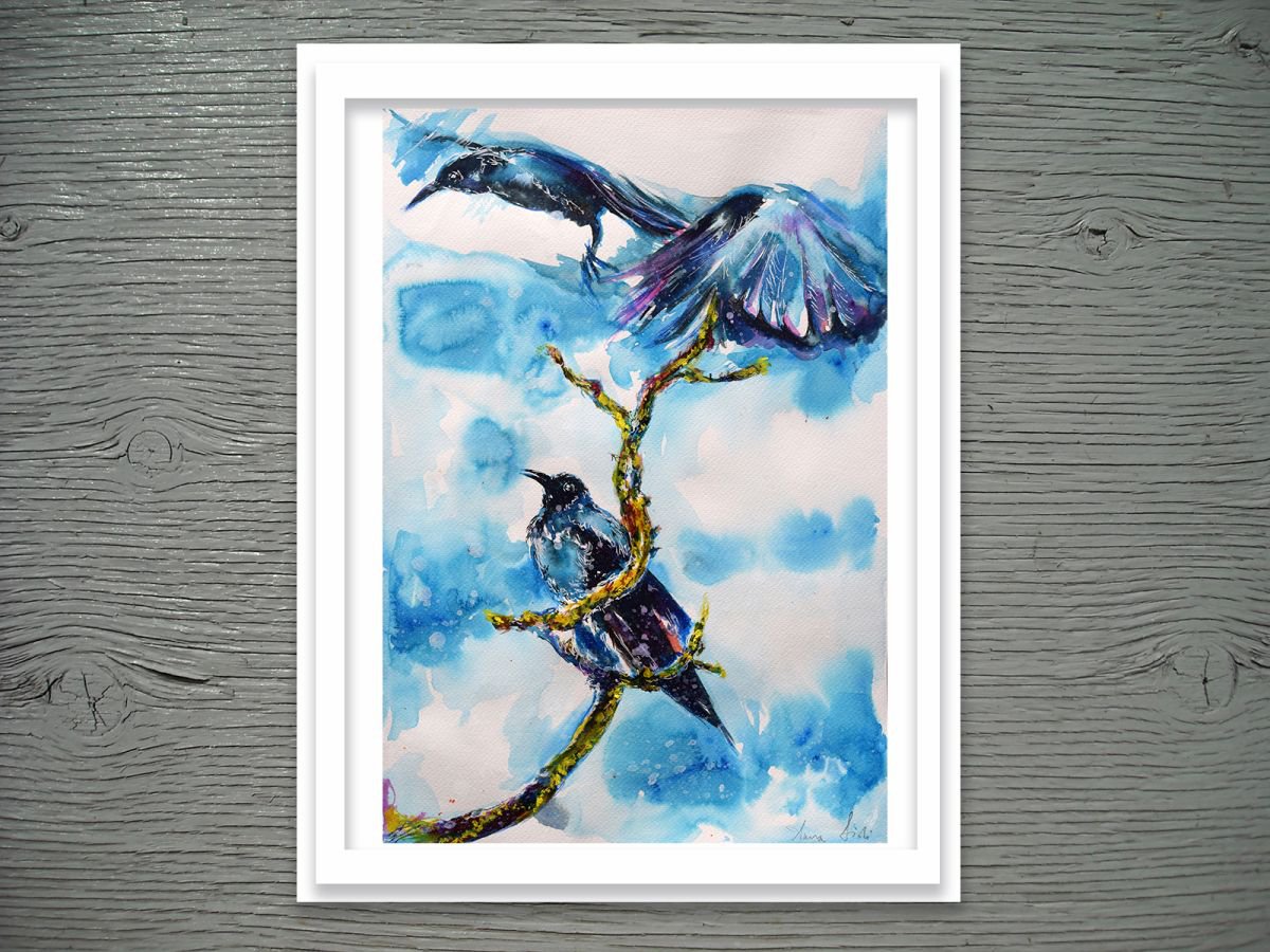 Flying birds by Anna Sidi-Yacoub