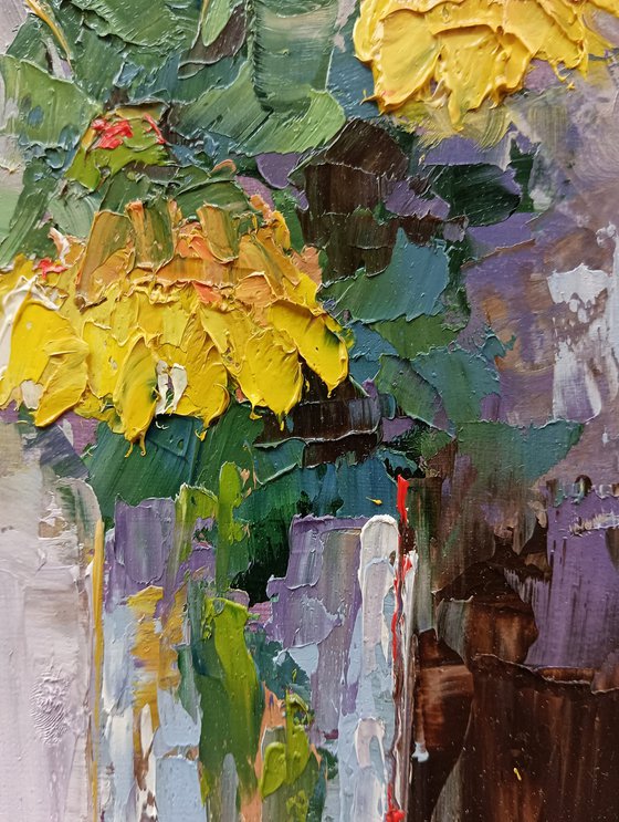 Sunflowers still life