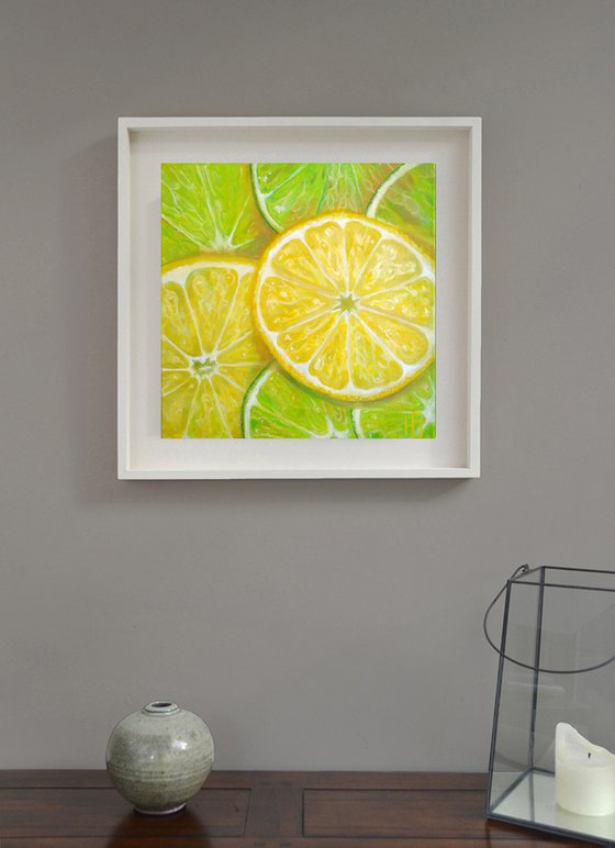 Lemon and lime slices