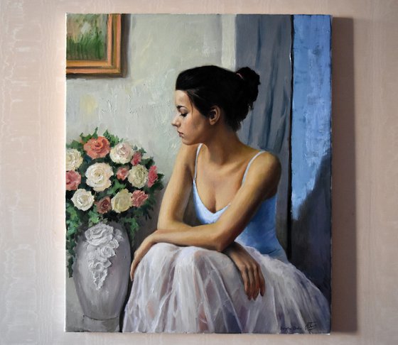 Portrait of the ballerina girl