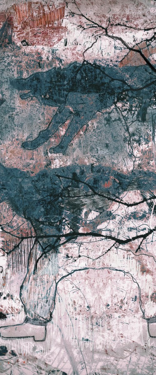 The wolf man dream by Dareen Abbas