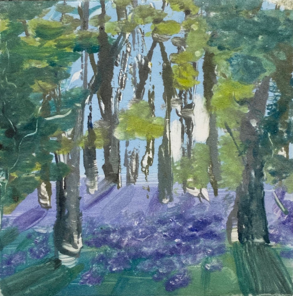 Bluebell Wood I by Rebecca Denton