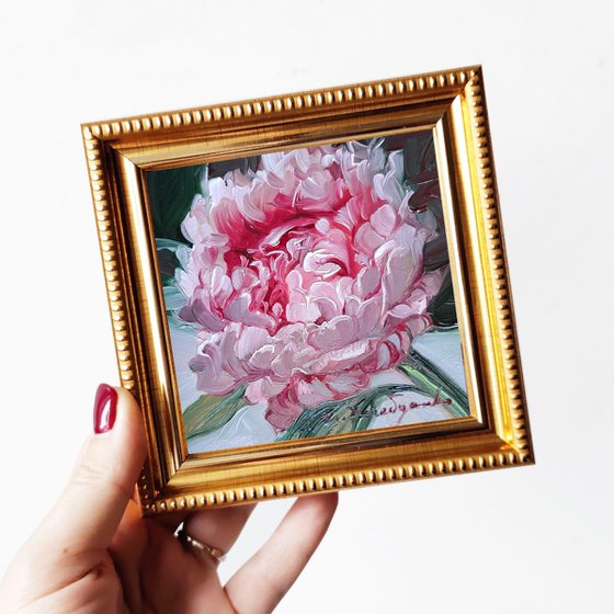 Peony painting