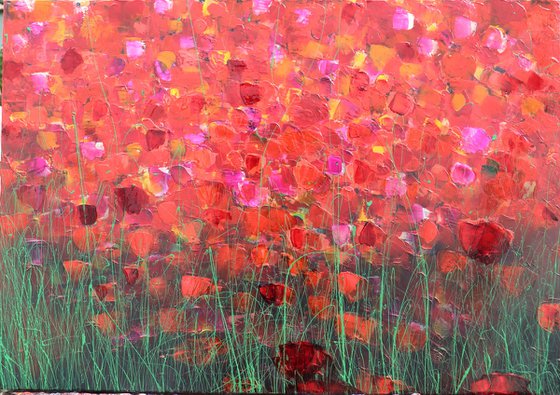 flowers in red