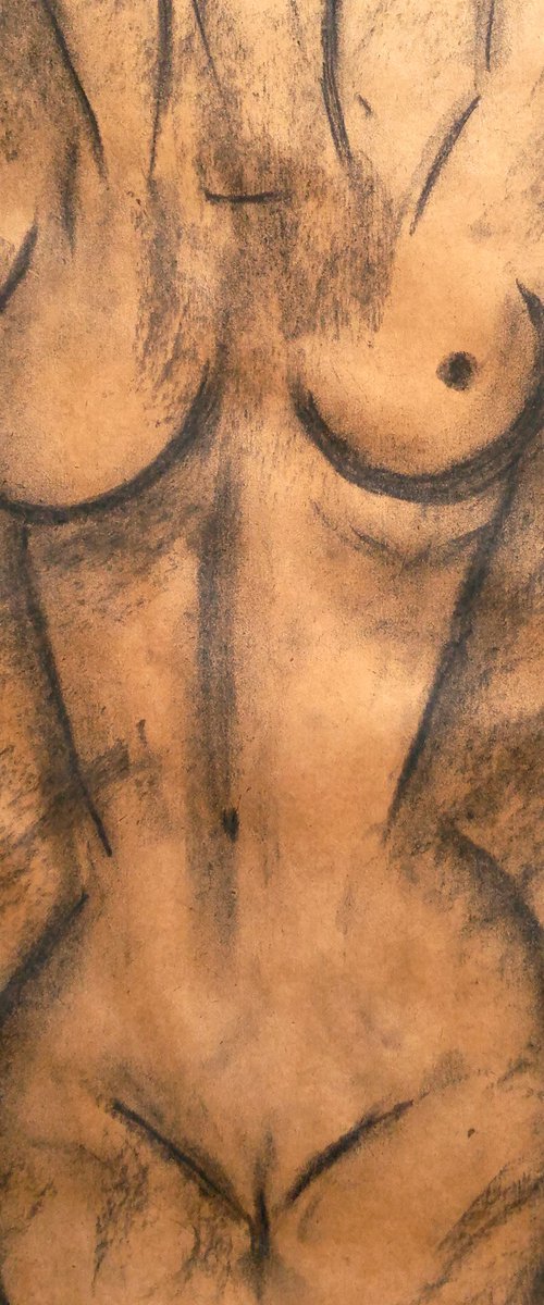 Woman Nude Art by Halyna Kirichenko