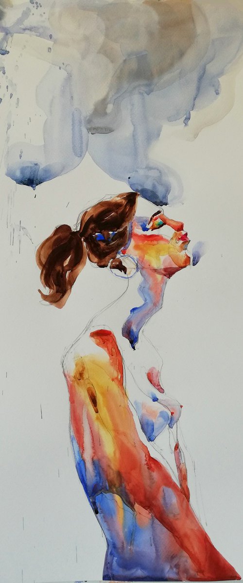 Sunset Nude by Jelena Djokic