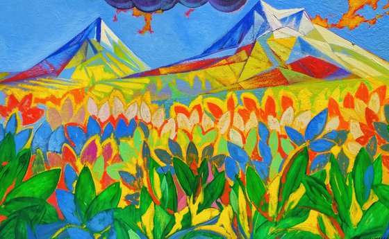 Ararat (60x80cm, oil painting, ready to hang)