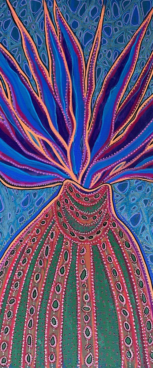 Vase with ornament by Olga Rokhmanyuk | ROArtUS