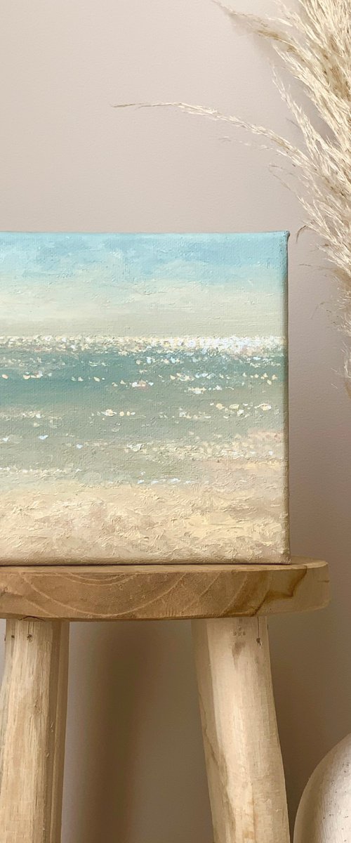 Tiny II, sea horizon by Alena Post