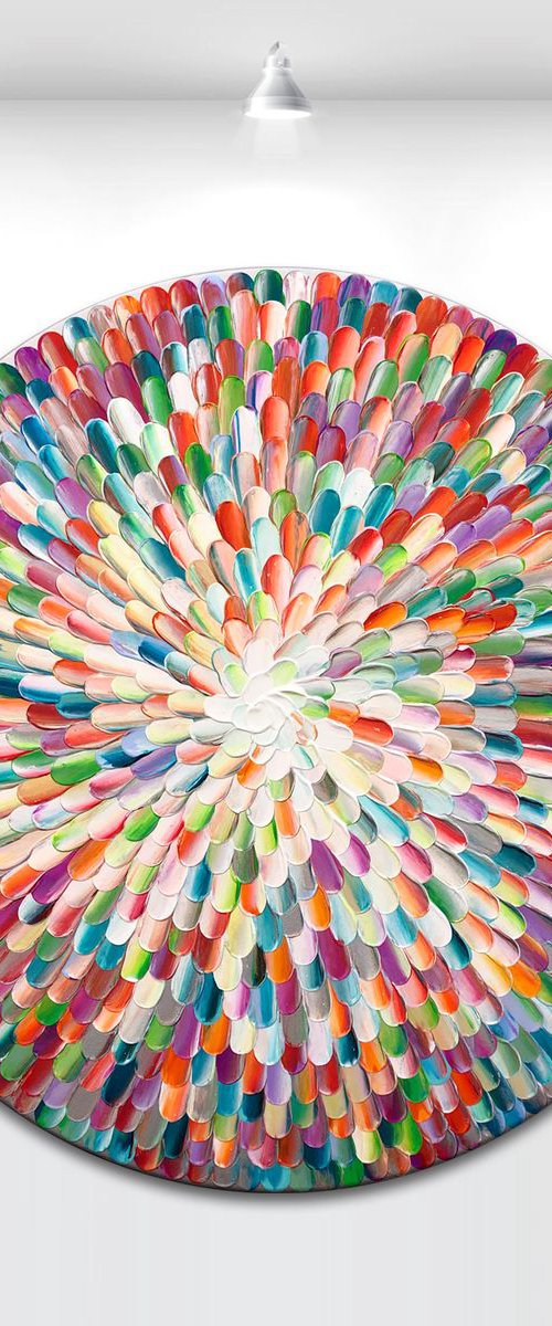'Aestate festum' - 30x30” by Tatiana Georgieva