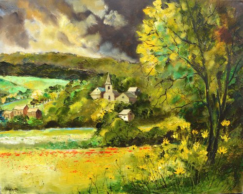 A village in my countryside - Lesterny by Pol Henry Ledent