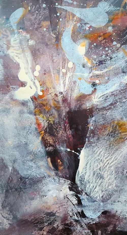 Cosmic still life with the intention to travel fast Large masterpiece by Ovidiu Kloska by Kloska Ovidiu