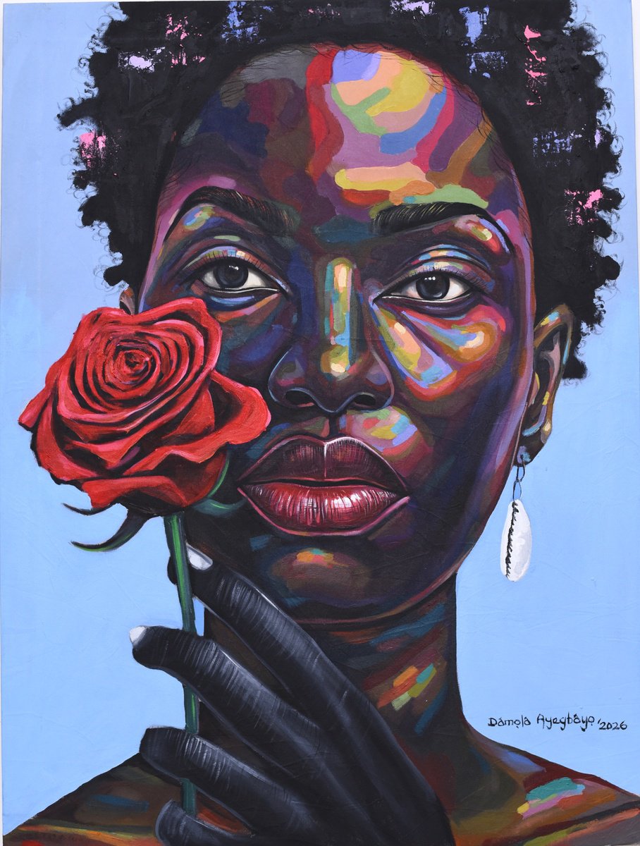 Soulmate 8 By Damola Ayegbayo, 30 X 40, Artwork For Sale On Artfinder