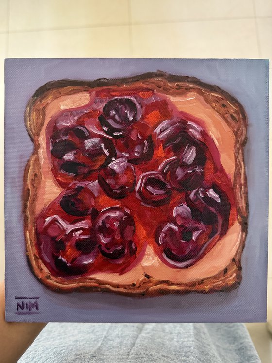 Blueberry sandwich