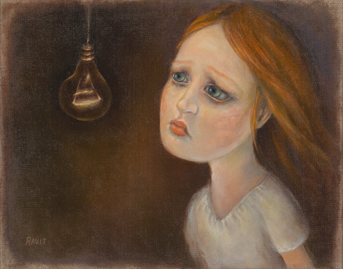 Girl with a Lamp by Frau Einhorn